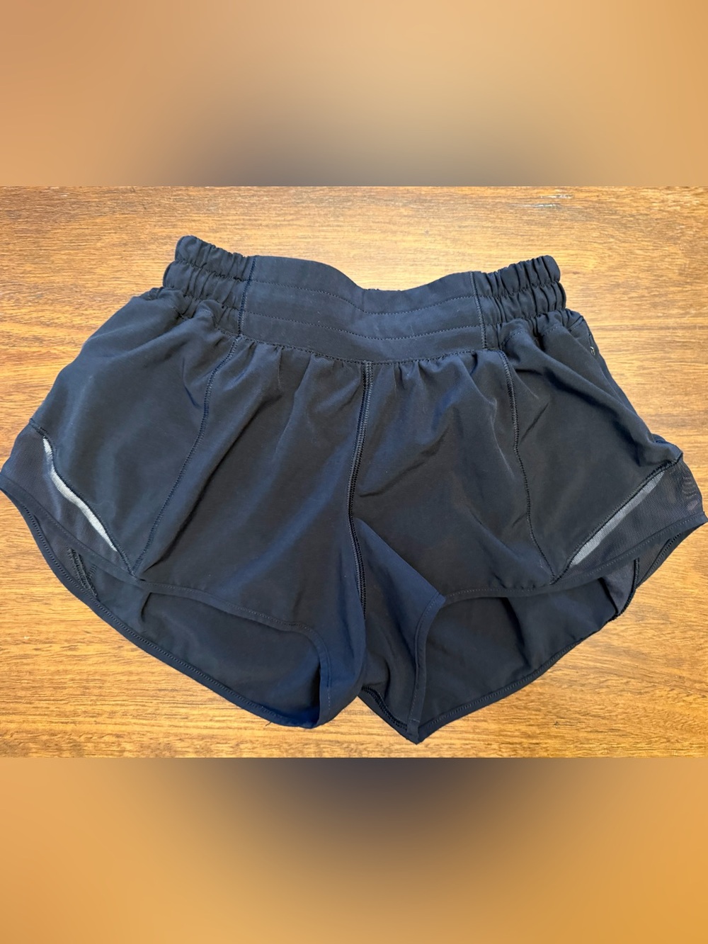 Lululemon Women's Black Athletic Shorts - Size 2